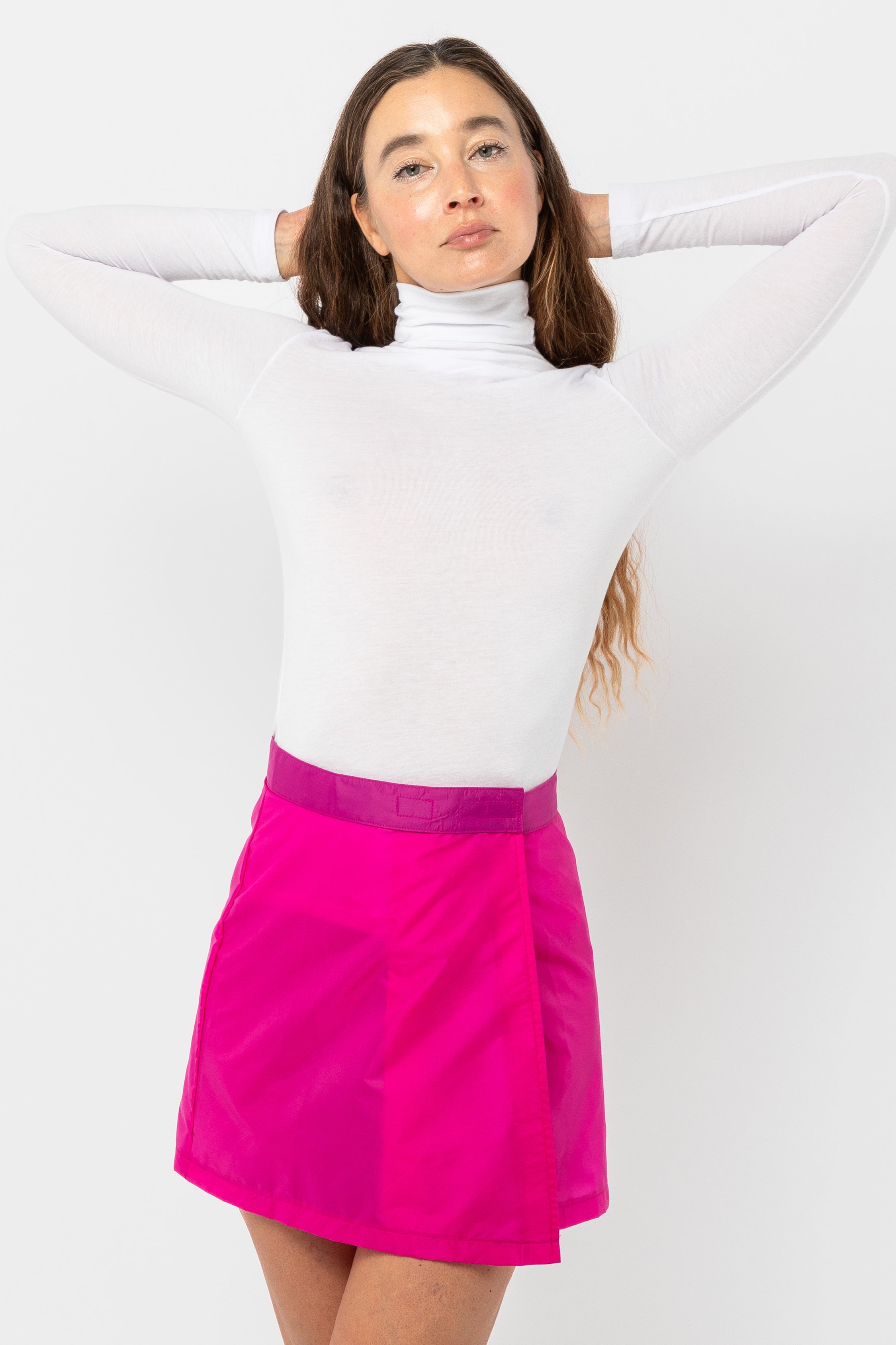 Stylish Nylon Wrap Skirt by RNF300