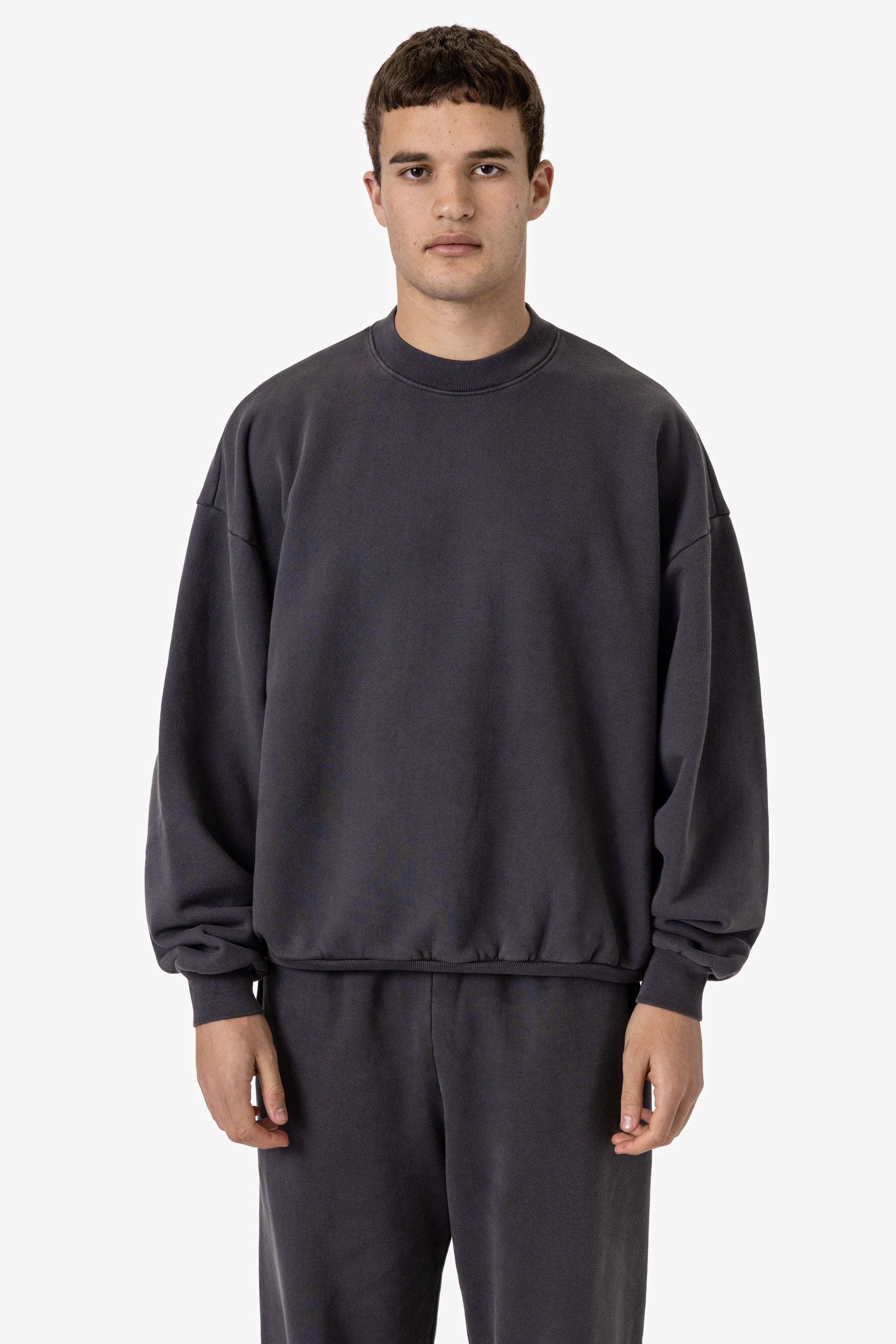 16oz Plush Fleece Crewneck Sweatshirt - Garment Dye