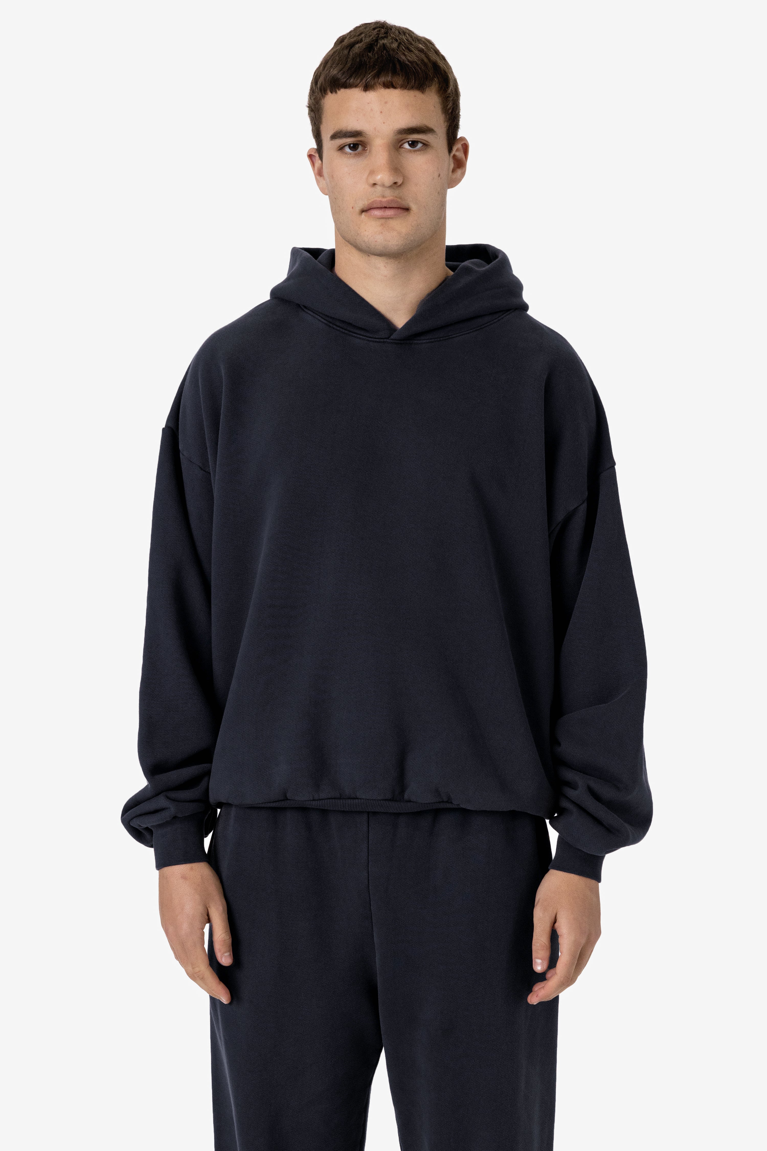 16oz Plush Fleece Hoodie - Garment Dyed Pullover