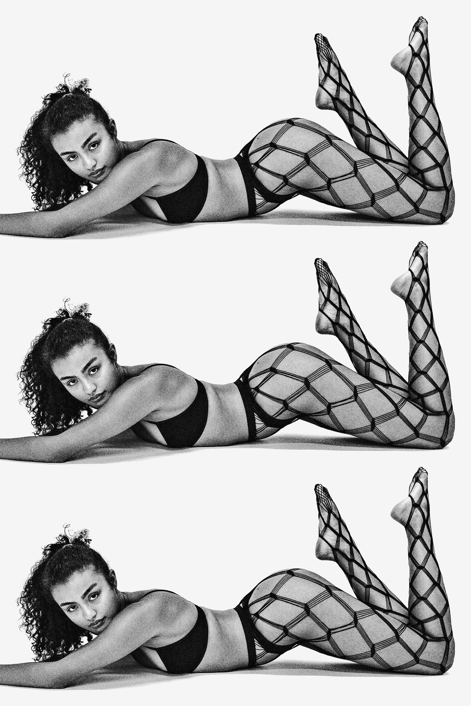 Geo Mesh Fishnet Tights by RN-PHGM